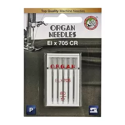 Набор игл ORGAN для распошивальных машин ELx705CR №80 (5 игл).
