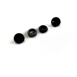 Кнопка трикотажная пластиковая 12,5 мм. Цвет чёрный. Упаковка 10 шт.