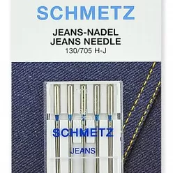 Иглы для джинсы Schmetz 130/705H-J №110 (5 игл).