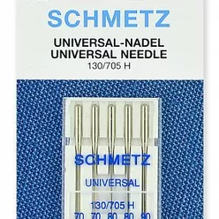 Иглы универсальные Schmetz №70(2), 80(2), 90(1) (5 игл).