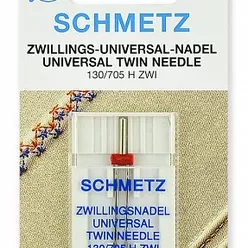 Иглы универсальные двойные Schmetz 130/705H ZWI №90/3.0 (1 игла).