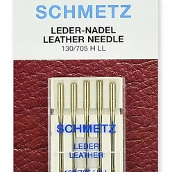 Иглы для кожи Schmetz 130/705H LL №120 (5 игл).