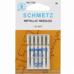 Иглы для металлизированных нитей Schmetz 130 MET NM №90 (5 игл).