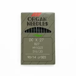 Иглы ORGAN для промышленного оверлока (для трикотажа) DCx27 J/SES №90 (10 игл)