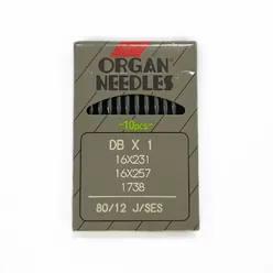 Иглы ORGAN для промышленных машин (для трикотажа) DBx1 J/SES №80 (10 игл)