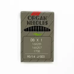 Иглы ORGAN для промышленных машин (для трикотажа) DBx1 J/SES №90 (10 игл)