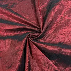 Плательная ткань жатая КРАСНО-ЧЁРНЫЙ.