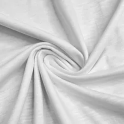 Кулирка 100% хлопок с флам эффектом БЕЛЫЙ. Качество пенье.