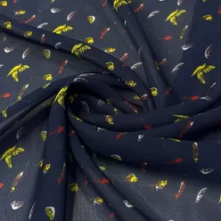 Шифон ПТИЧКИ.