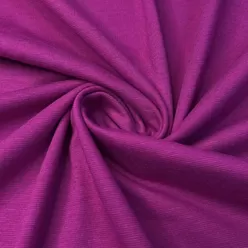 Кулирка 100% хлопок в узкую полоску ТЁМНАЯ ФУКСИЯ.  Качество пенье.